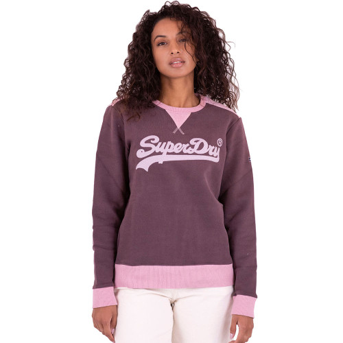 Superdry Γυναικείο φούτερ Vintage Logo American Colourblock Crew